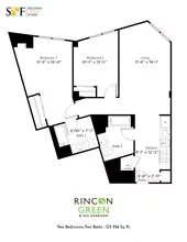 Two Bedroom floor plan